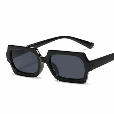 Vintage ladies square sunglasses woman small frame shades sun glasses candy colors fashion polygon lunette de soleil femme