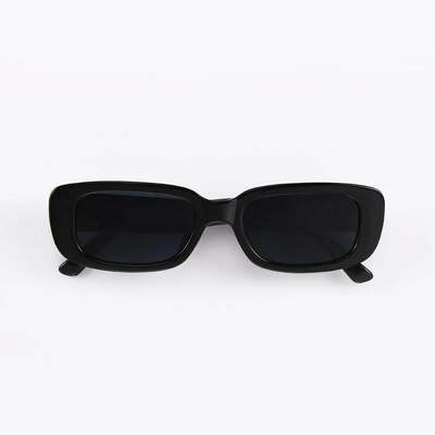 New small sunglasses women men trendy vintage brand designer hip hop square green sun glasses female eyewear uv400