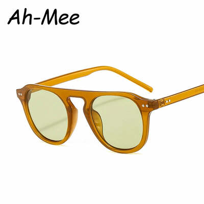 Fashion oval sunglasses for men women vintage brand designer punk sun glasses men's unisex eyewear steampunk rivet