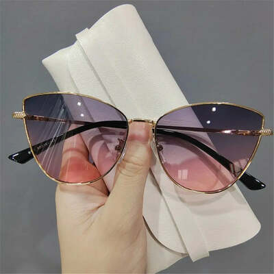 Uv400 cat eye sunglasses trending small vintage sunglasses popular ladies shades oversized shades eyewear summer accessory