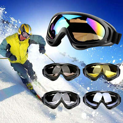 1pc winter windproof skiing glasses goggles outdoor sports eyewear glasses ski dustproof moto cycling lens frame sunglasses