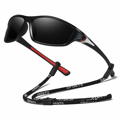 With chain vintage fishing cycling sports sunglasses uv400 eyewear men women running mountaineering fashion sport sun glasses