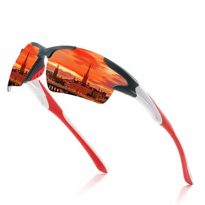 Sunglasses men women sports sunglasses dustproof glasses classic dazzle colour film driving fishing motorcycle running travel