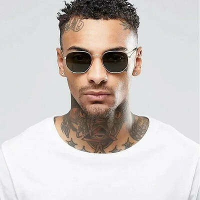 Vintage metal men sunglasses brand designer sun glasses women female classic driving eyewear uv400 oculos de sol masculino