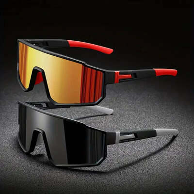 3pcs fashion outdoor athletic cycling sunglasses for cool men women glasses runing sports driving road bicycle shades uv400
