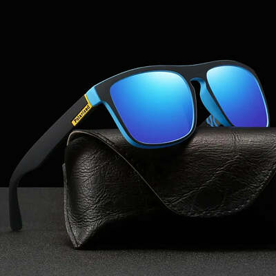 Classic square vintage sport polarized sunglasses for men women luxury brand designer sun glasses driving fishing uv400 eyewear