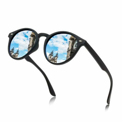 Fashion round polarized sunglasses women men classic vintage driving travel sun glasses circle oval brand designer eyewear uv400