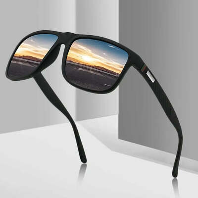 Fashion vintage square sunglasses men women luxury brand designer men's sun glasses driving fishing uv400 eyewear man