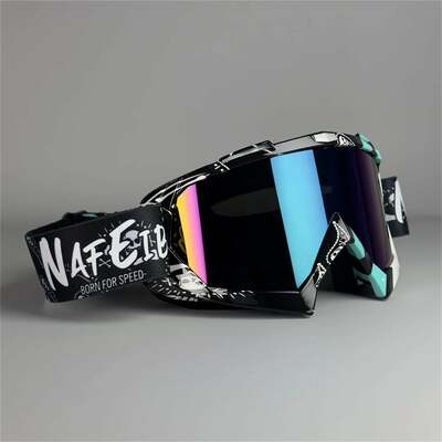 Newest motorcycle goggles for men motocross sunglasses safety protective mx night vision helmet goggles vintage driving glasses