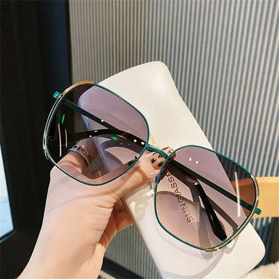 Women oversized polarized sunglasses fashion gradient shade sunglasses uv400 outdoor sports sunglasses men glasses eyewear