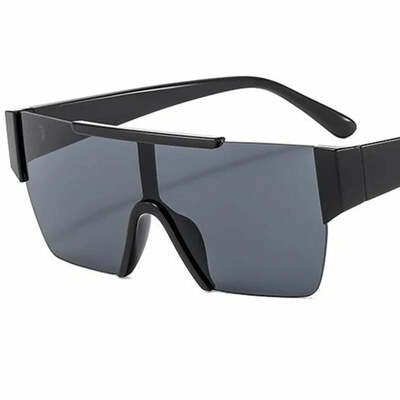 Fashion personality sun glasses oversize frames anti-uv spectacles siamese lens eyeglasses google outdoor cycling sunglasses