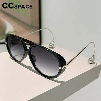 Women pilot large frame double beam sunglasses personalized fashion toad oversized sunglasses popular vintage sun glasses
