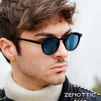 Zenottic (s size) retro circular polarized sunglasses men women vintage small round sun glasses uv400 goggles shades