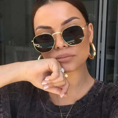 Vintage metal men sunglasses brand designer sun glasses women female classic driving eyewear uv400 oculos de sol masculino