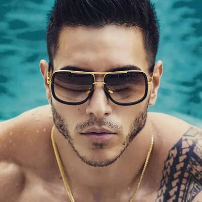 Brand design men square sunglasses vintage male sun glasses luxury women uv400 shades eyewear gafas de sol hombre