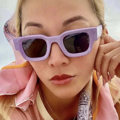 Vintage fashion purple sunglasses women men square frame eyeglasses classic concave rectangle eyewear shades uv400 gafas de sol