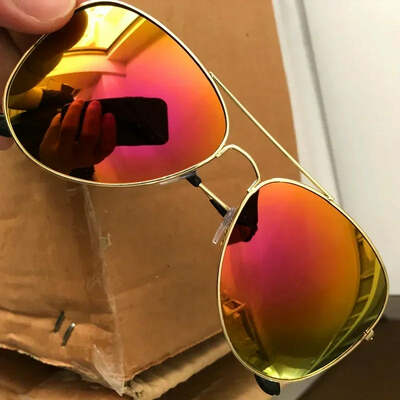 Fashion sunglasses for women men pilot round gradient mirror wen outdoor driving glasses oculos Очки Солнечные Мужские