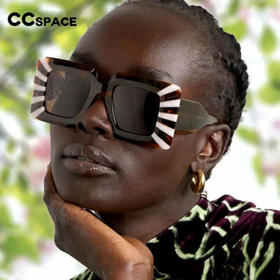 55259 vintage luxury brand sunglasses women fashion square sun glasses for men stripe eyeglasses shades uv400