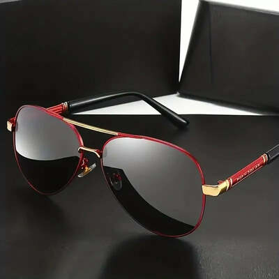 Polarized sunglasses men metail frame quality sun glasses brand design male glasses fishing driving goggles uv400