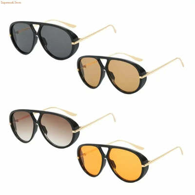 Q5we polarized retro oversized sunglasses oversized shades lens novelty design for women men fashion accessory