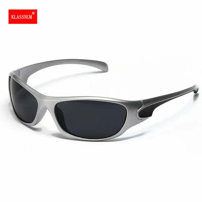Women y2k sunglasses men outdoor sport sunglasses punk goggle eyewear bicycle cycling sun glasses trendy mirror black