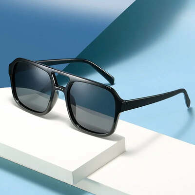 New pc frame round sunglasses women men vintage brand square sun glasses for male shades female eyewear anti-glare sunglasses