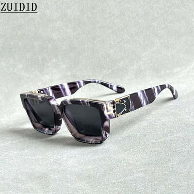 Retro millionaire sunglasses for men luxury new square sunglasses women trendy vintage luxe fashion glasses gafas de sol hombre
