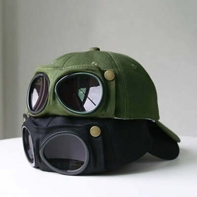 New aviator hat summer personality glasses baseball cap female unisex sunglasses male cap baseballcap boys cap