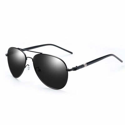 Men and women polarized sunglasses colored reflective glasses driving sunglasses black unisex pilot lenses uv400