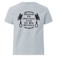 Overthrow the gov Unisex oversized t-shirt - Thumbnail 5