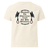 Overthrow the gov Unisex oversized t-shirt - Thumbnail 7