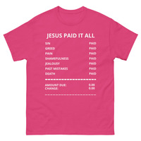 JESUS PAID Unisex classic tee - Thumbnail 10