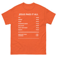 JESUS PAID Unisex classic tee - Thumbnail 12