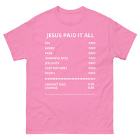 JESUS PAID Unisex classic tee - Thumbnail 16