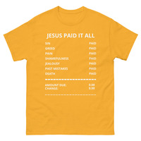 JESUS PAID Unisex classic tee - Thumbnail 20