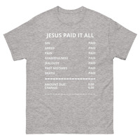 JESUS PAID Unisex classic tee - Thumbnail 22