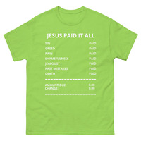 JESUS PAID Unisex classic tee - Thumbnail 24