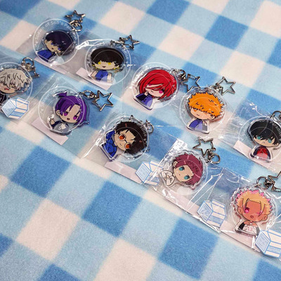 Soccer boys acrylic charm