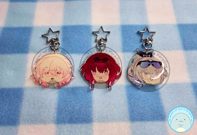 Honkai Acrylic Charms