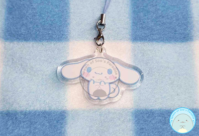 Cinna Pup Cute Acrylic Charm