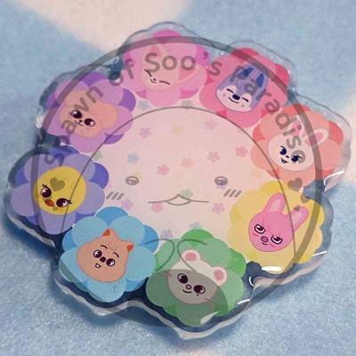 Skzoo group flower grip