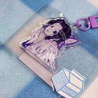 Butterfly Lady Acrylic Charm - Thumbnail 1