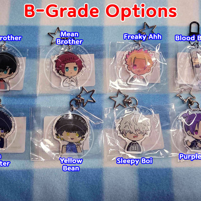 Bgrade acrylic charms