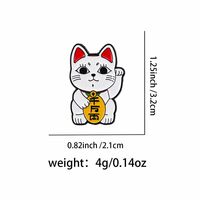 MANEKI-NEKO LUCKY CAT PIN  - Thumbnail 4