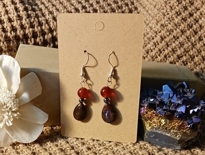 Red Tiger Eye and Carnelian