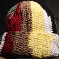 CLASSIC SCRAP YARN BEANIE HAT - Thumbnail 1