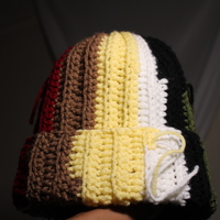 CLASSIC SCRAP YARN BEANIE HAT - Thumbnail 4