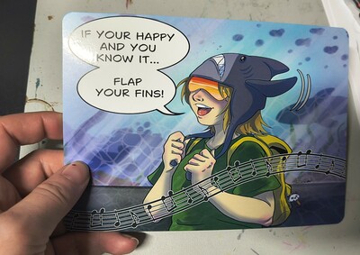 Flappy Hat Art Print