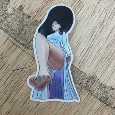 Lady d sticker