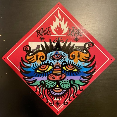 Fire sign cat